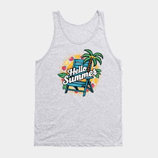 Hello summer and happy day Tank Top